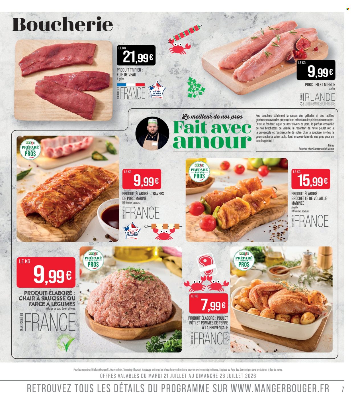 Catalogue Supermarché Match - 21.07.2026 - 02.08.2026. Page 7