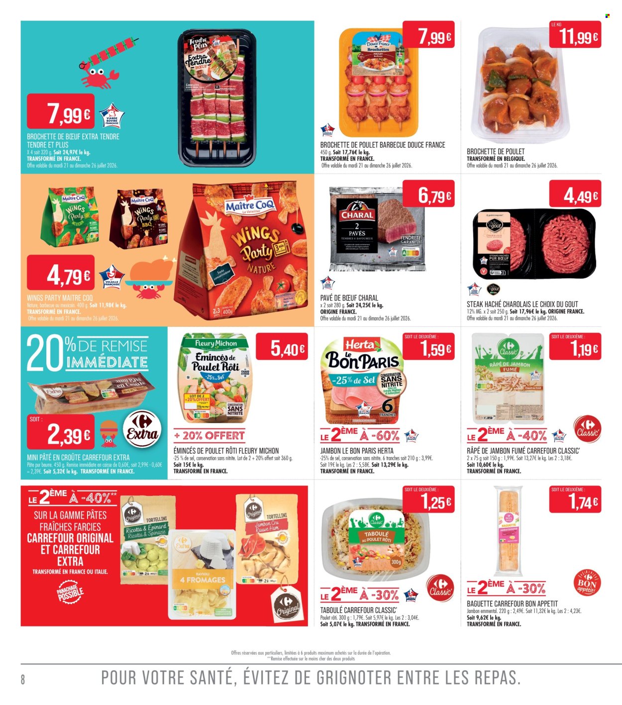 Catalogue Supermarché Match - 21.07.2026 - 02.08.2026. Page 8