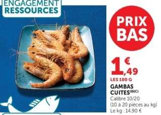 Gambas Cuites