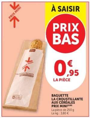 Baguette La Croustillante aux Céréales