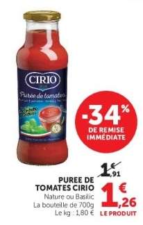 PUREE DE TOMATES CIRIO