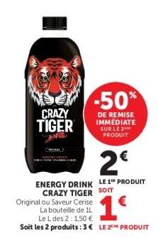 ENERGY DRINK CRAZY TIGER