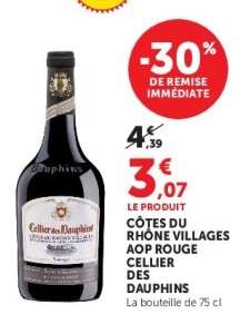 CÔTES DU RHÔNE VILLAGES AOP ROUGE CELLIER DES DAUPHINS