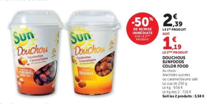 DOUCHOUS SUNFOODS COLOR FOOD