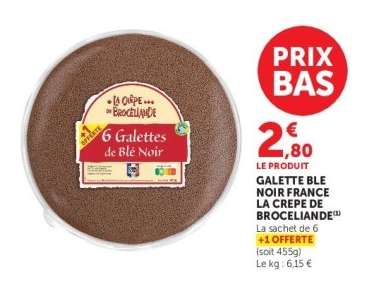 GALETTE BLE NOIR FRANCE LA CREPE DE BROCELIANDE