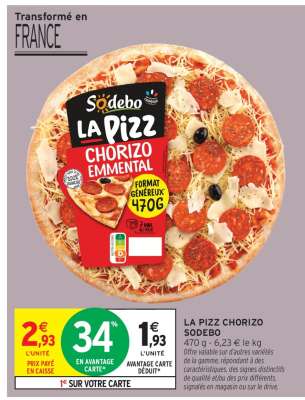 LA PIZZ CHORIZO SODEBO