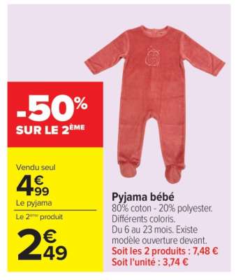 Pyjama bébé