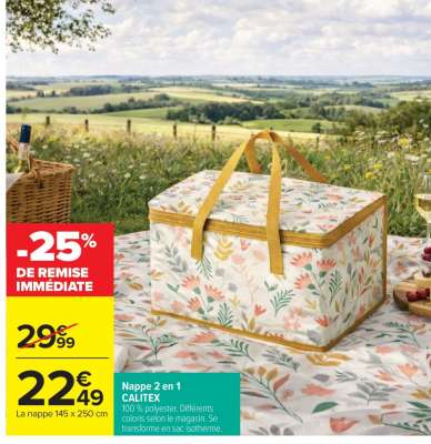 Nappe 2 en 1 CALITEX