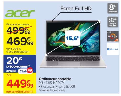 Ordinateur portable Acer