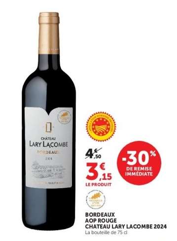 BORDEAUX AOP ROUGE CHATEAU LARY LACOMBE 2024
