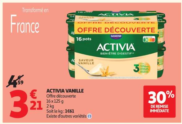 ACTIVIA VANILLE