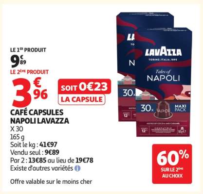 CAFÉ CAPSULES NAPOLI LAVAZZA