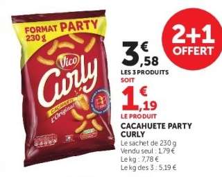 Cacahuete Party Curly