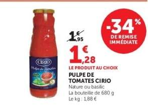 Pulpe de Tomates Cirio