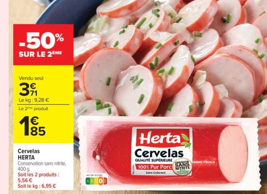 Cervelas, Herta