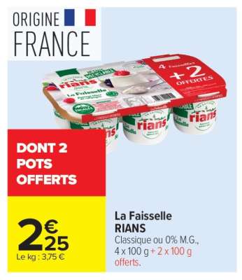 La Faisselle Rians