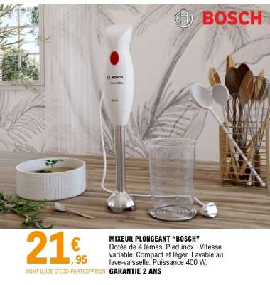 MIXEUR PLONGEANT “BOSCH”