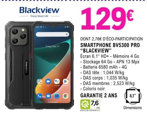 SMARTPHONE BV5300 PRO "BLACKVIEW"