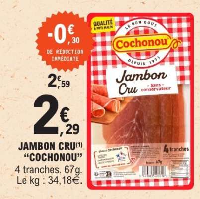 JAMBON CRU 'COCHONOU'