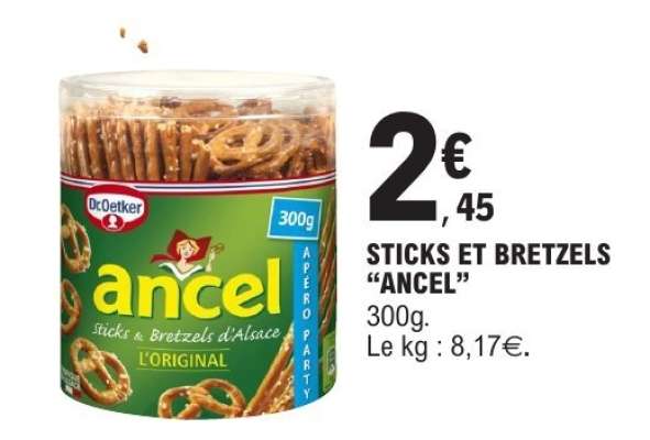 STICKS ET BRETZELS “ANCEL”