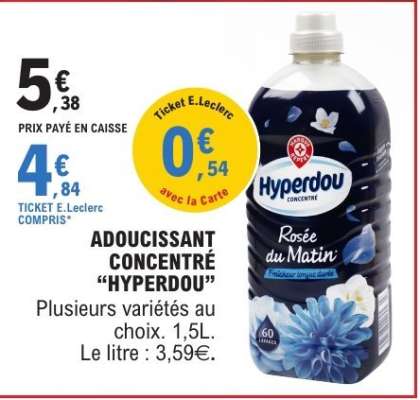 Adoucissant Concentré 'Hyperdou'