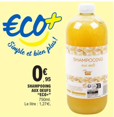 SHAMPOOING AUX OEUFS “ECO+”