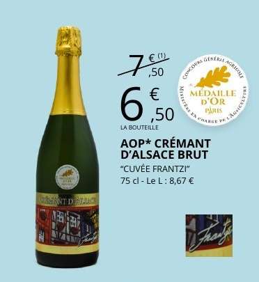 AOP CRÉMANT D'ALSACE BRUT