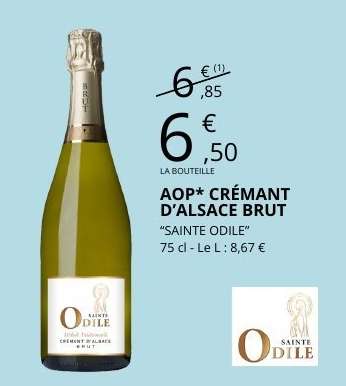 AOP* CRÉMANT D'ALSACE BRUT "SAINTE ODILE"