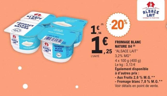 FROMAGE BLANC NATURE X4