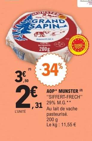 AOP* Munster "SIFFERT-FRECH"