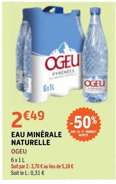 Eau Minérale Naturelle Ogeu