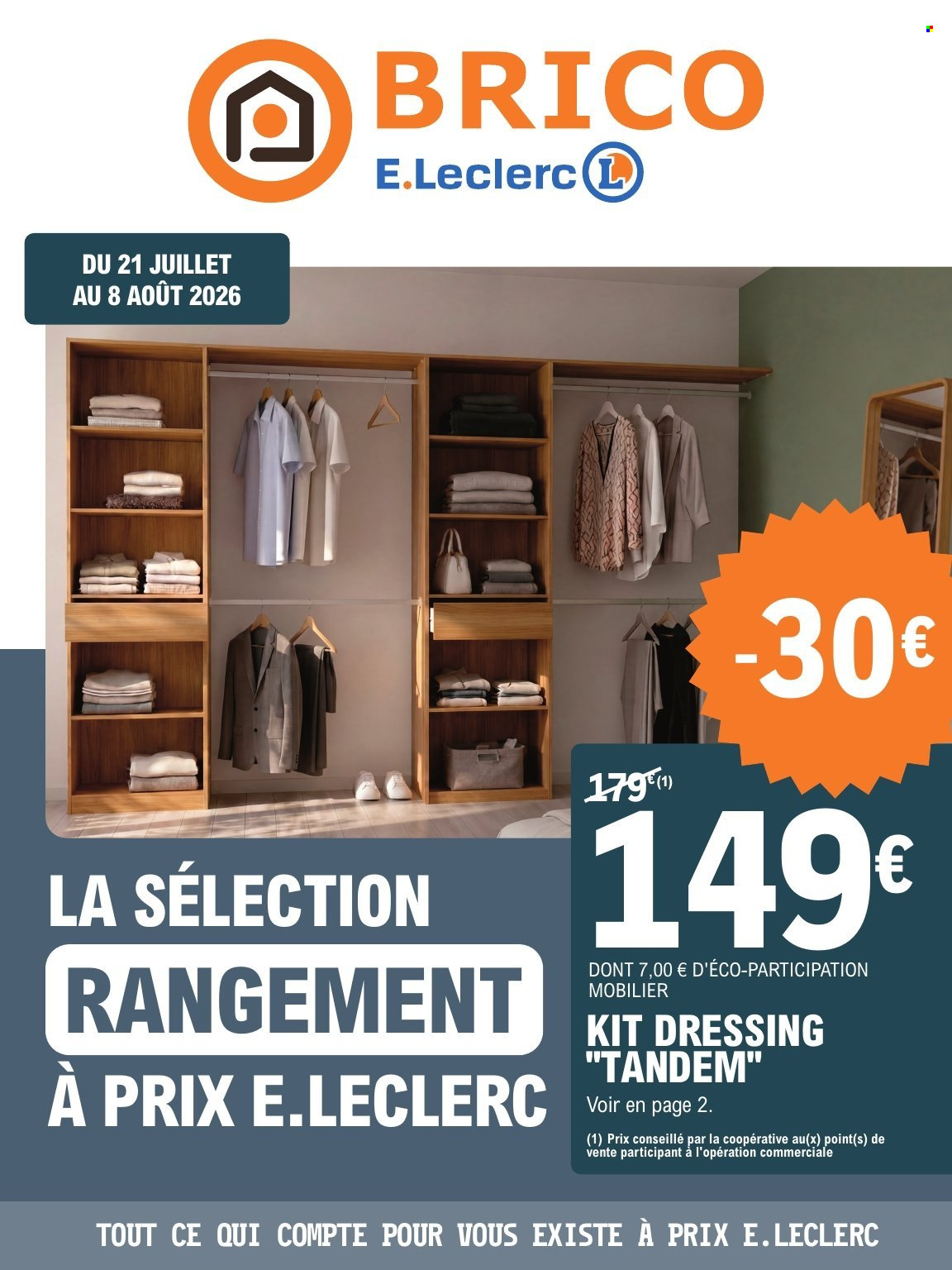 Catalogue E.Leclerc - 21.07.2026 - 08.08.2026. Page 1
