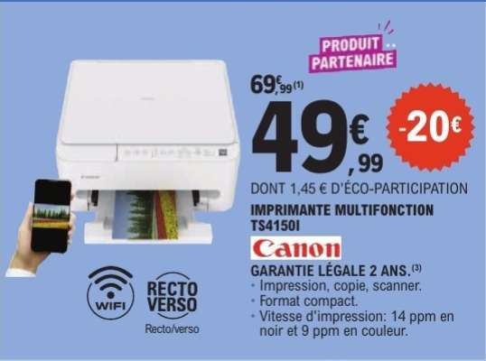 IMPRIMANTE MULTIFONCTION TS4150I