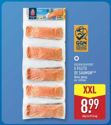 GOLDEN SEAFOOD 5 FILETS DE SAUMON