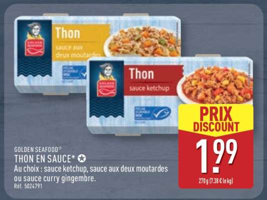 GOLDEN SEAFOOD® THON EN SAUCE*