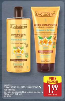 Evoluderm Shampooing ou Après Shampooing