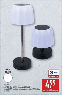 LAMPE DE TABLE TÉLESCOPIQUE