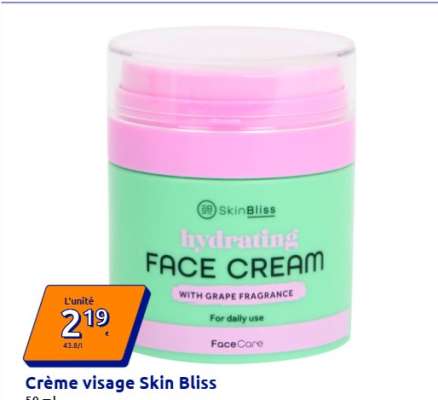 Crème visage Skin Bliss