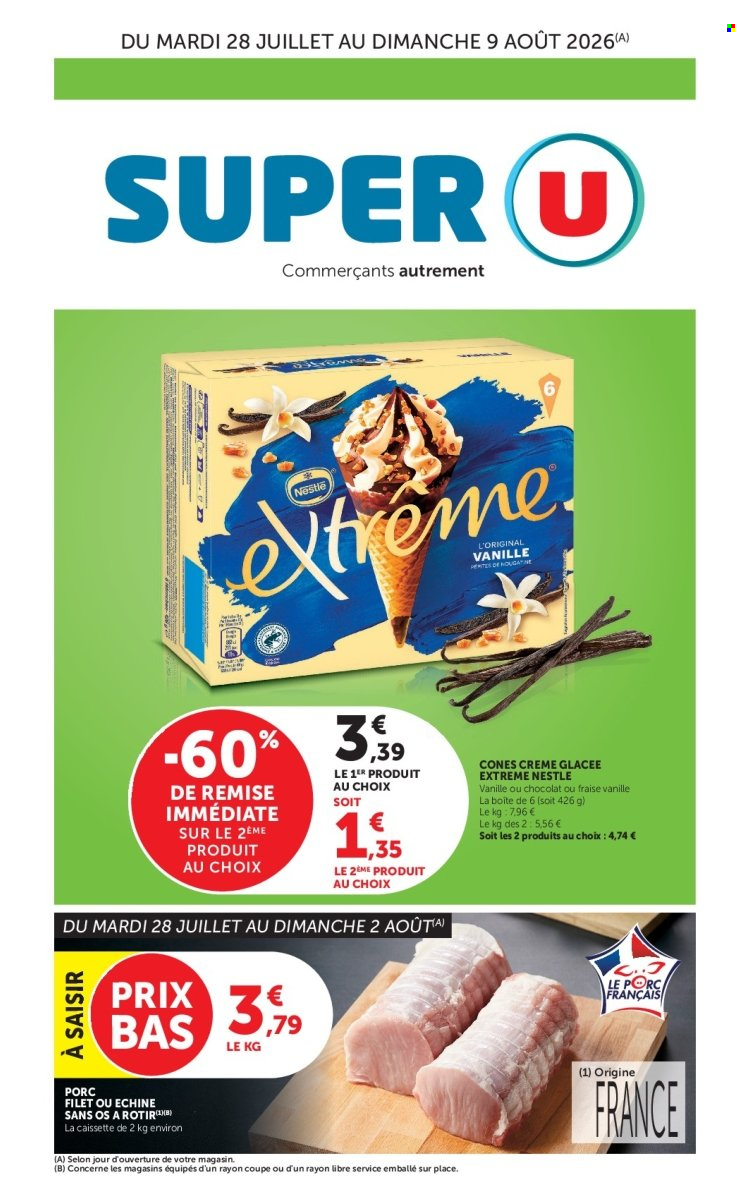 Catalogue SUPER U - 28.07.2026 - 09.08.2026. Page 1