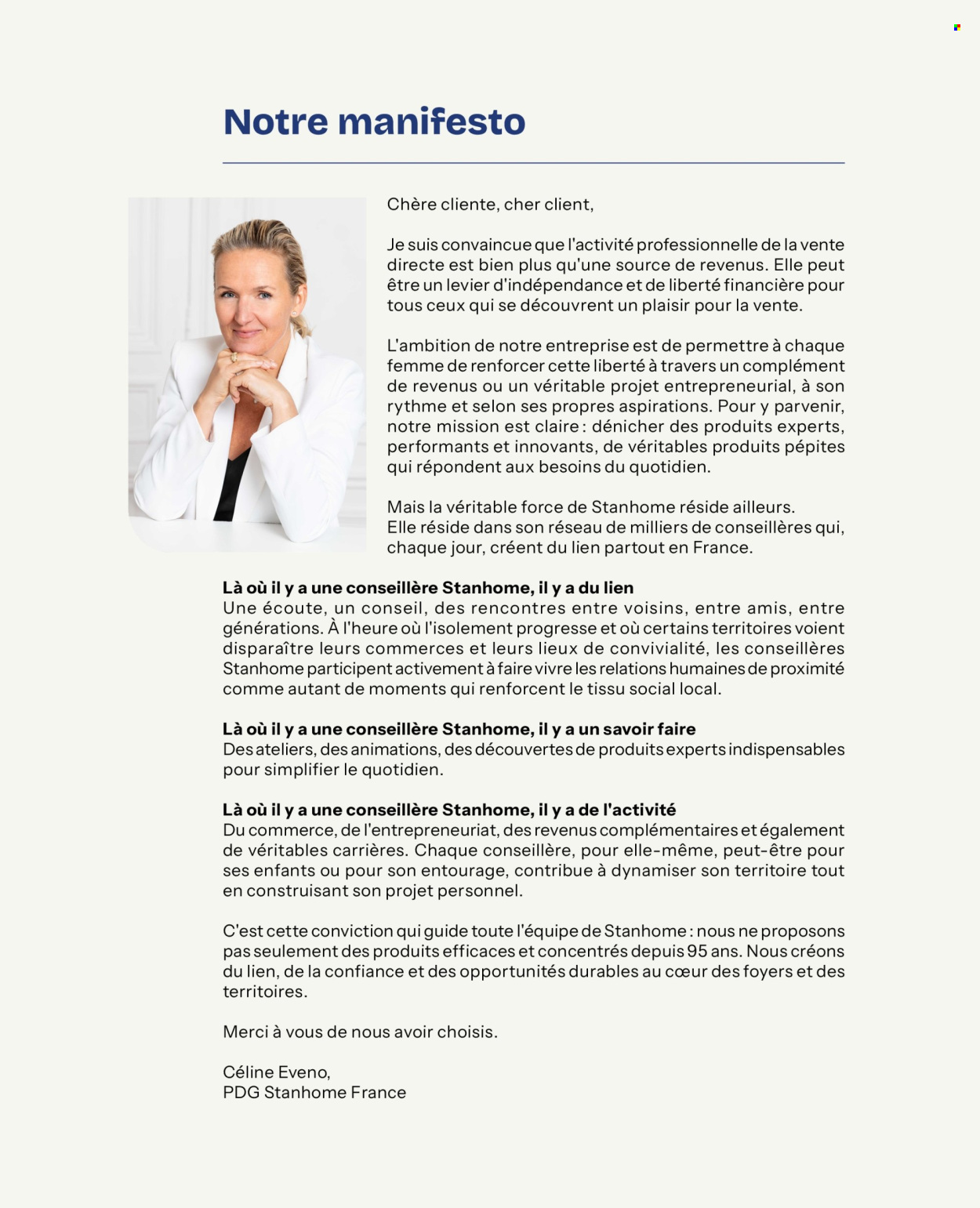 Catalogue Stanhome. Page 2