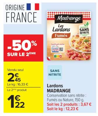 Lardons MADRANGE