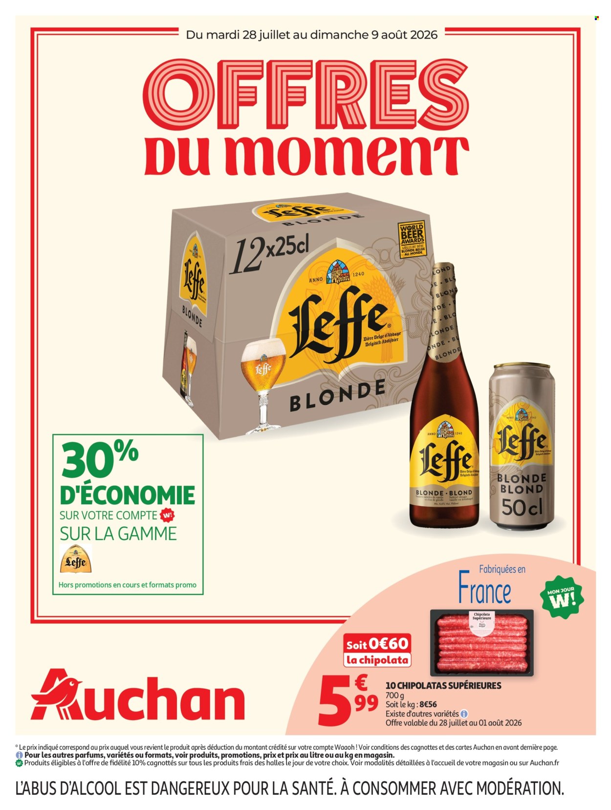 Catalogue Auchan - 28.07.2026 - 09.08.2026. Page 1