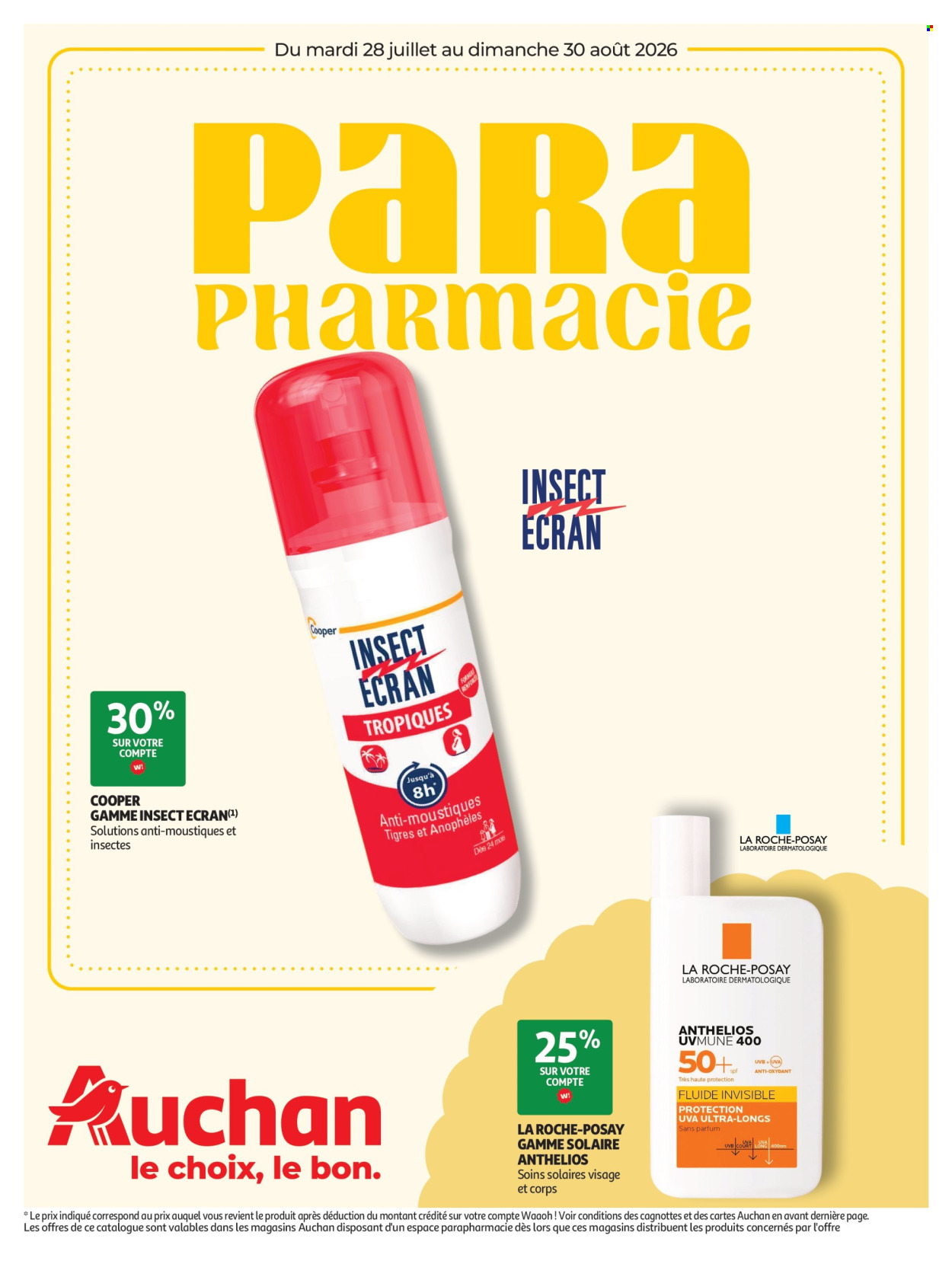 Catalogue Auchan - 28.07.2026 - 30.08.2026. Page 1