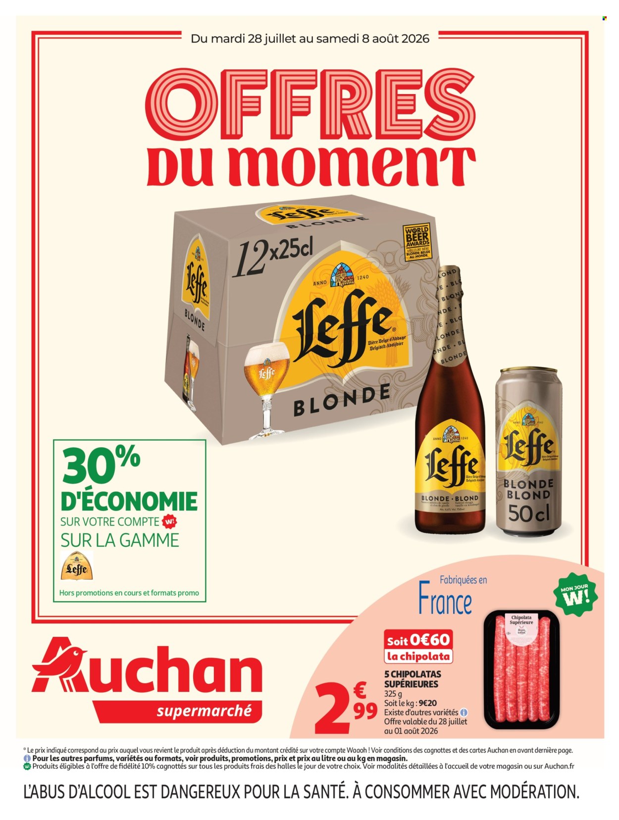 Catalogue Auchan - 28.07.2026 - 08.08.2026. Page 1