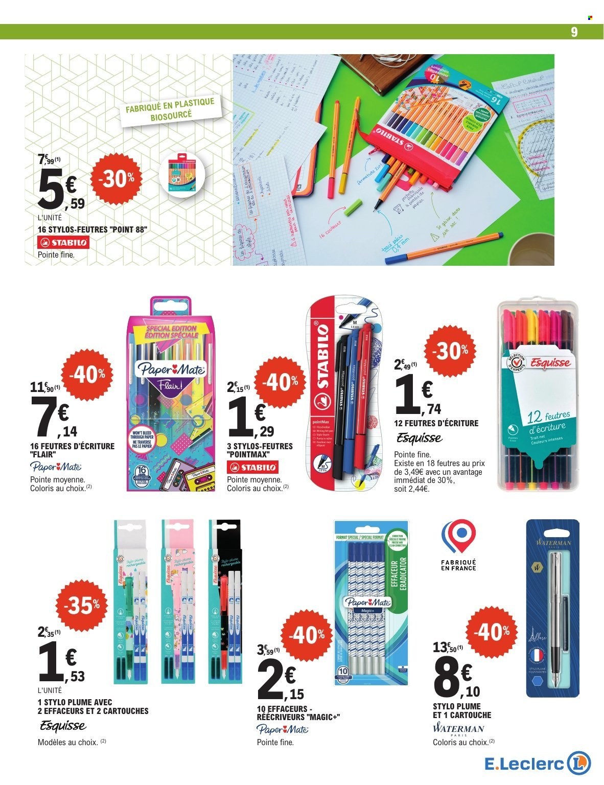Catalogue E.Leclerc - 28.07.2026 - 29.08.2026. Page 9
