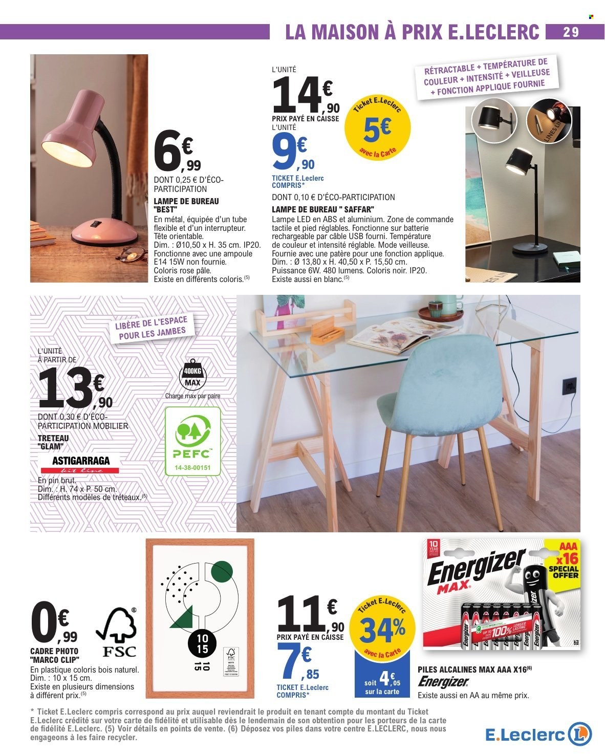 Catalogue E.Leclerc - 28.07.2026 - 29.08.2026. Page 29