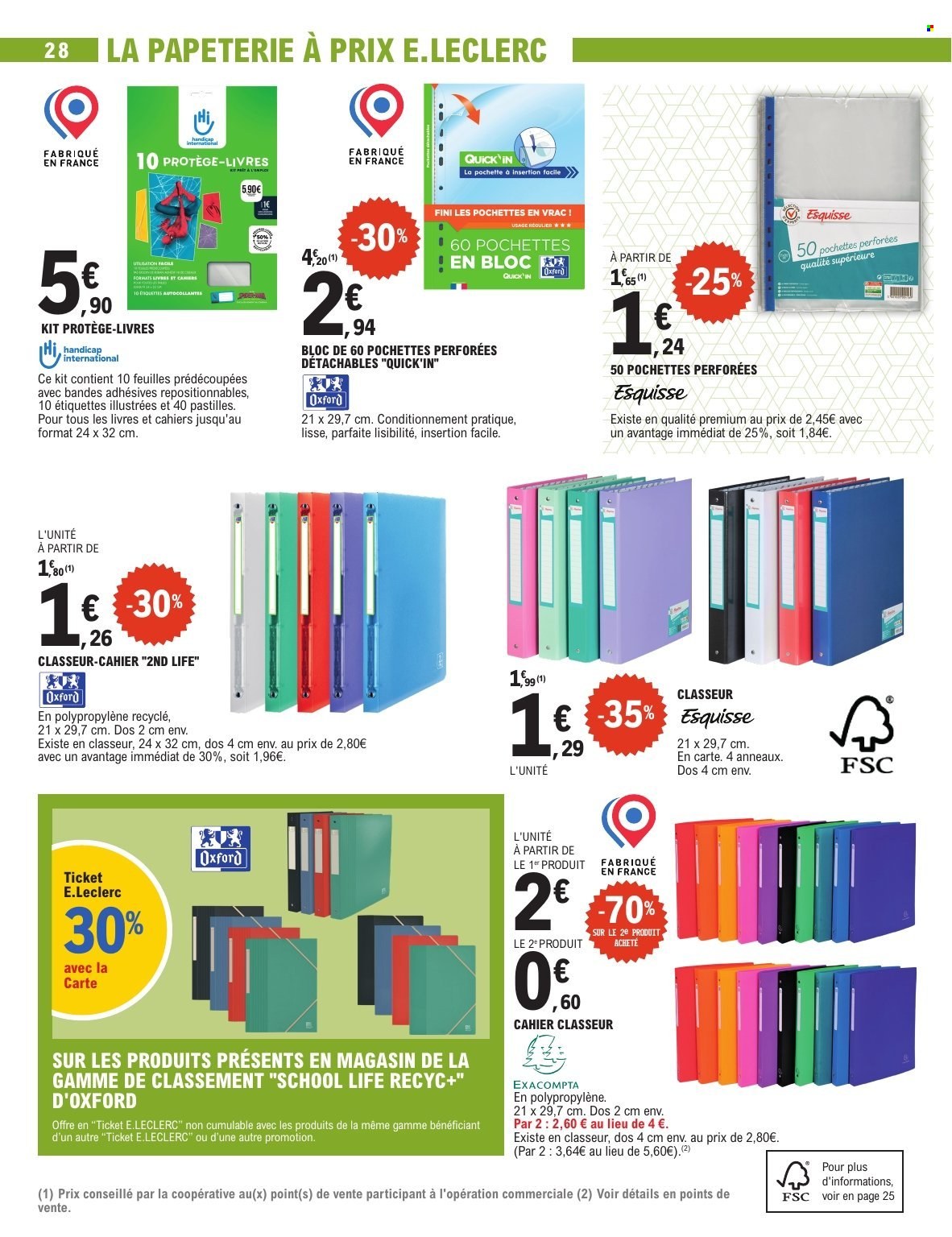 Catalogue E.Leclerc - 28.07.2026 - 29.08.2026. Page 28