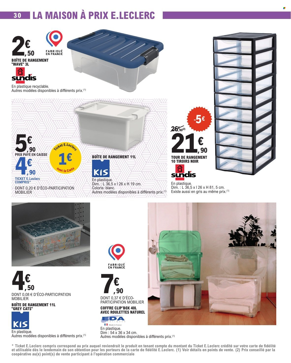 Catalogue E.Leclerc - 28.07.2026 - 29.08.2026. Page 30