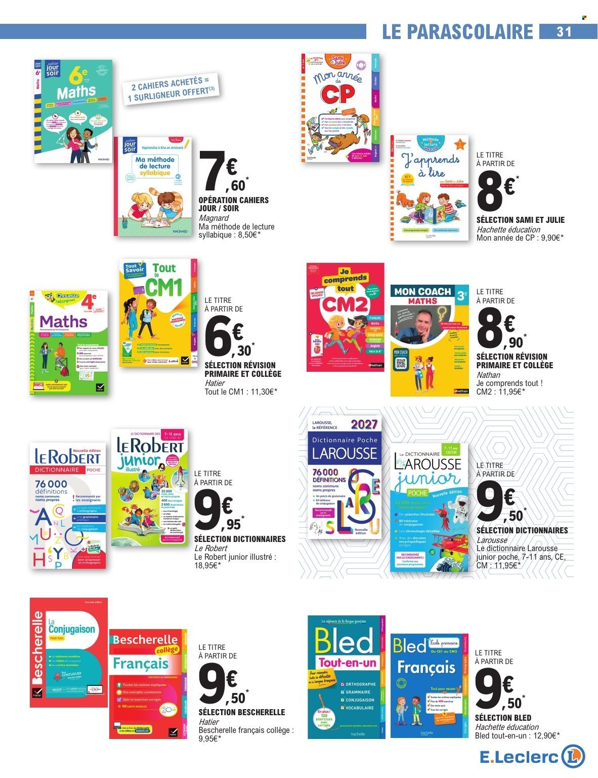 Catalogue E.Leclerc - 28.07.2026 - 29.08.2026. Page 31