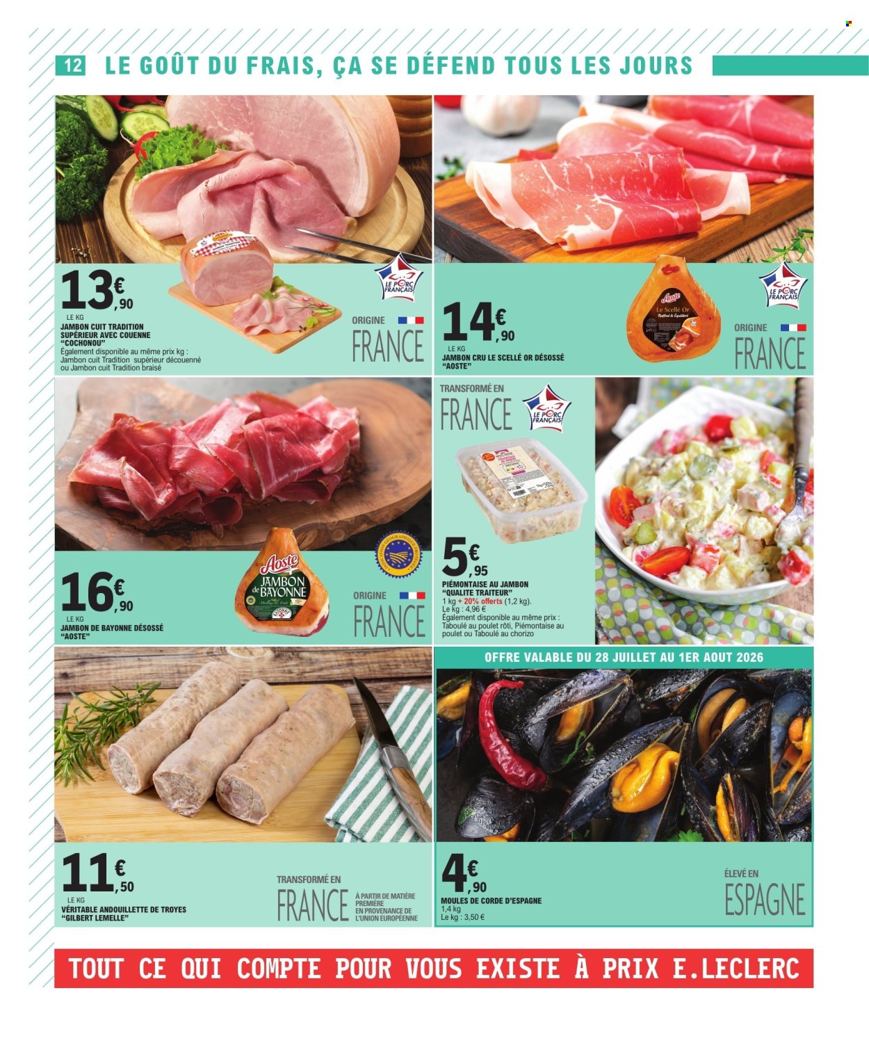 Catalogue E.Leclerc - 28.07.2026 - 08.08.2026. Page 12
